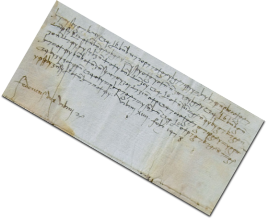 Seconsa lettera di credito medievale
